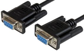 Kabelis StarTech DB9 RS232 SCNM9FF1MBK DB9 female, DB9 male, 1 m, juoda sp.