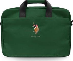 Nešiojamo kompiuterio krepšys U.S. Polo Assn USCB15PUGFLGN, žalia sp., 16"