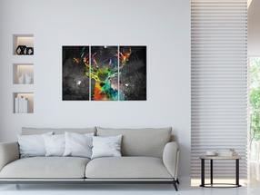 Reprodukcija Artgeist Rainbow Deer HKNW0665-DKX, 120 cm x 80 cm