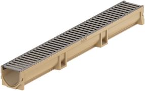 Drenažo latakas su grotelėmis Euroline 2.0 Aco, A15, 100 cm x 11.8 cm x 10 cm