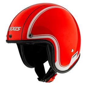 Motocikla ķivere Axxis Hornet SV Royal, L, sarkana krās.