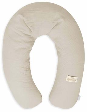 Grūtnieču spilvens BabyMatex Relax Muslin, bēša krās.