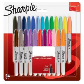 Текстовый маркер Sharpie, 1 мм, многоцветный, 24 шт.