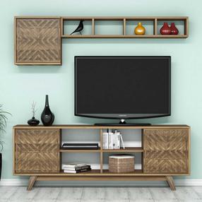 Секция Kalune Design İnci 845HCT3069, ореховый цв., 35 см x 160 см x 56.2 см