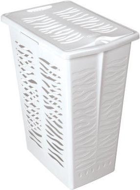 Pesukast Branq, 30 l, valge v., 37.5 cm x 25 cm x 48 cm
