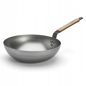 Keptuvė De Buyer Mineral B Bois Wok D-5717-28, Ø 28 cm, anglies plienas