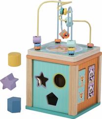 Lavinimo žaislas SunBaby Educational Cube, įvairių spalvų