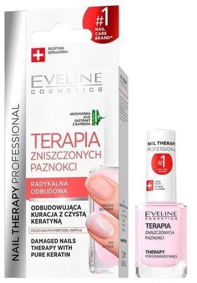 Küünehooldusvahend Eveline Nail Therapy Therapy, heleroosa v., 12 ml