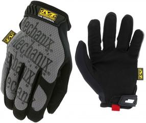 Darba cimdi Mechanix Wear Original MG-08-011, melna krās./pelēka krās., XL, 2 gab.