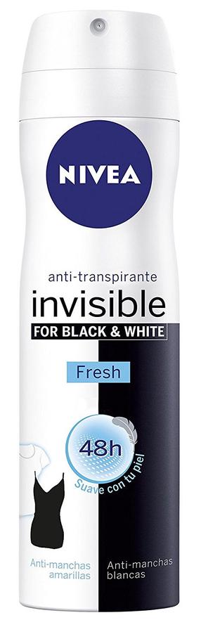 Moteriškas dezodorantas Nivea Invisible For Black & White, 200 ml
