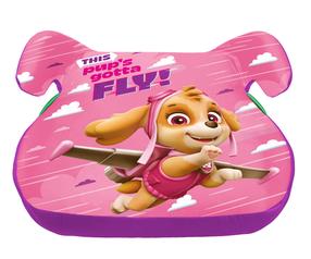 Autokėdutė-paaukštinimas Paw Patrol, rožinė sp., 125 - 150 cm