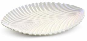 Servēšanas šķīvis Nela, 28 cm x 3 cm, 22 cm, Balta krās.