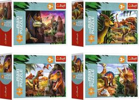 Puzle Trefl Dinosaurs 56036, 16 cm x 22 cm, 20 gab., (krāsa/dizains tiek izvēlēts nejauši)