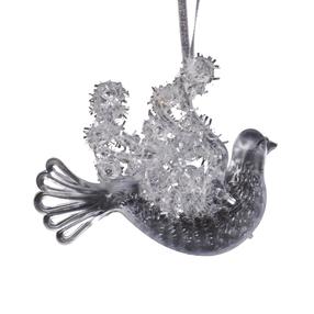 Eglutės žaisliukas Christmas Touch SYYKLB-1822298, skaidri sp., 9.5 cm, akrilas