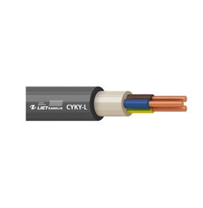 Kabelis Lietkabelis CYKY-L, Eca, 2 x 1.5 mm², 100 m