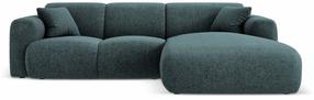 Kampinė sofa Cosmopolitan Design Nolio, petrol blue sp., dešininė, 170 x 260 cm x 72 cm
