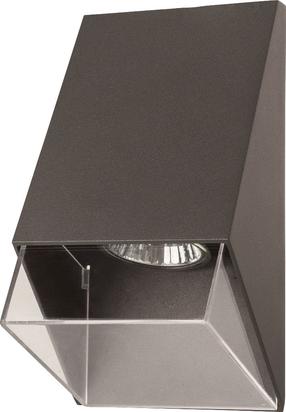 Sieninis lauko šviestuvas Su-Ma Oli M1503, 35W, GU10, IP44, tamsiai pilka sp., 10.2 cm x 18 cm