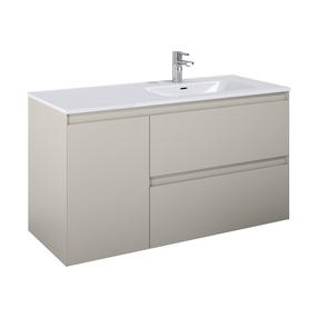 Vonios spintelė po praustuvu Elita Split 120 2DR R Cargo, fume matt sp., 45.8 cm x 120 cm x 63.5 cm