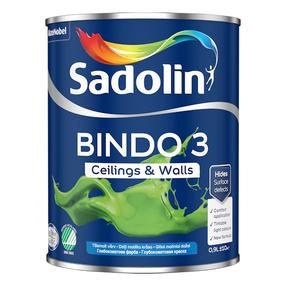Dažai Sadolin Bindo 3, balta sp., 0.9 l