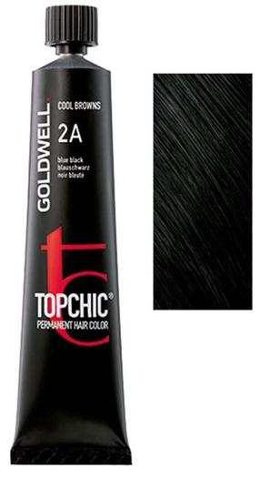 Juuksevärv Goldwell Topchic, blue black v., 2A, 60 ml
