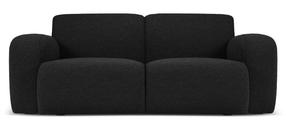Sofa Micadoni Home Molino MIC_2S_101_F1_MOLINO8, juoda sp., 95 x 170 cm x 72 cm