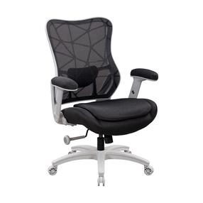 Darbo kėdė Home4you Demi, 73 x 67 x 103 - 113 cm, juoda sp./šviesiai pilka sp.
