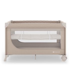Ceļojuma gultiņa KinderKraft Leody Up 129.5 x 68.5 cm, bēša krās.