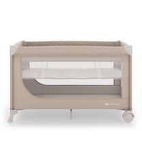 Kelioninė lovytė KinderKraft Leody Up 129.5 x 68.5 cm, smėlio sp.