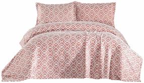 Voodikate, koos padjapüüridega Mijolnir Merlin 188WTN1809, dusty rose v., 240 cm x 260 cm