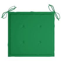 Kėdžių pagalvėlė VLX Garden Chair Cushions 314048, žalia sp., 50 cm x 50 cm, 4 vnt.