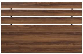Lovos galvūgalis Kalune Design Fuga, 3 cm x 140 cm, 100 cm, riešuto sp.