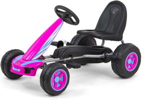 Детский спортивный картинг Milly Mally Go-Kart, белый цв.