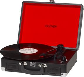 Plašu atskaņotājs Denver VPL-120 Black, melna krās., 2 W