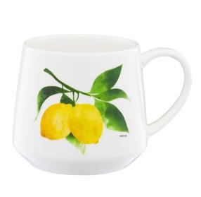  Puodelis Ambition Frutti Lemon, balta sp./geltona sp./žalia sp., 0.46 l