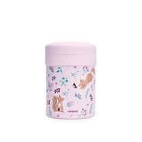 Termosas maistui Miniland Thermetic Squirrel, 700 ml, 0 mėn., 12 cm, nerūdijantysis plienas, rožinė sp.