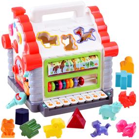 Обучающая игрушка Sorting House, 19 см, многоцветный