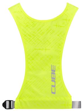 Светоотражающий жилет Cube Junior Standard Safety Gilet 11112, полиэстер, желтый цв.