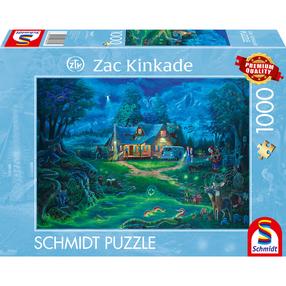 Пазл Schmidt Zac Kinkade The Haunted House, 49.3 см x 69.3 см, 1000 шт., многоцветный