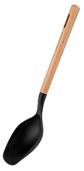 Virtuvinis šaukštas Florina Timber THK-081483, 36 cm, ruda sp./juoda sp.