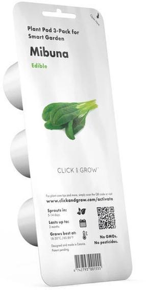 Išmanios daigyklos sėklos Click & Grow, 3 vnt.
