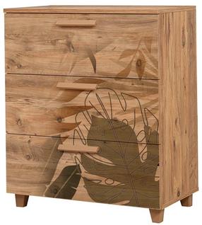Komoda Kalune Design Leva Gravis Forest, ruda sp., 95 cm x 80 cm x 43 cm