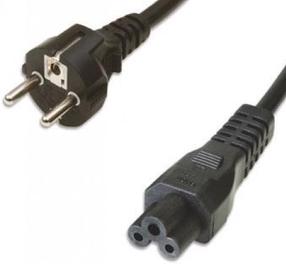 Laidas Logilink CP093 Elektros tinklo, IEC C6, 1.8 m, juoda sp.