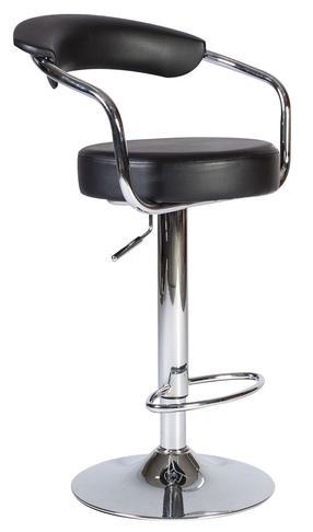 Baro kėdė Home4you Leon, juoda sp., 51 cm x 47 cm x 108 cm