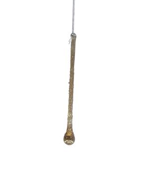 Eglutės žaisliukas Christmas Touch Icicle, aukso sp., 18 cm, stiklas