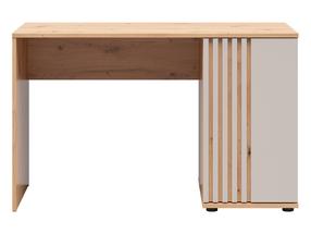 Rašomasis stalas su lentyna Brevas, 120 cm x 60 cm, 76.5 cm, kašmyro sp./artisan oak sp.