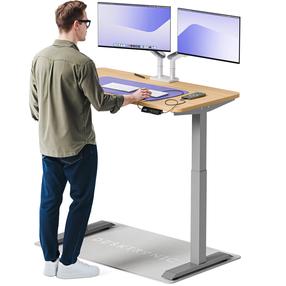 Datorgalds regulējams augstums Desktronic HomeOne, 120 cm x 60 cm, 72 - 119 cm, ozola krās./pelēka krās.