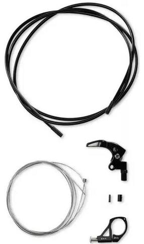 Perjungimo svirtis RFR Dropper, metalas, juoda sp.