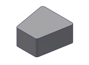 Брусчаткa Brikers, 12.5 x 8.1 x 6 см, серый цв.
