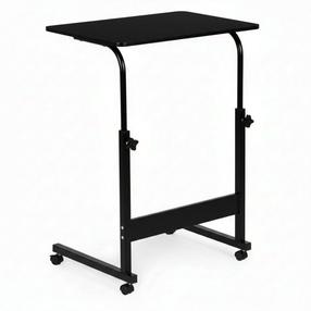 Datorgalds regulējams augstums ModernHome TH-LD-1, 60 cm x 40 cm, 65.5 - 89 cm, melna krās.