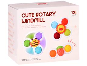 Rotaļlietu komplekts mazuļiem Cute Rotary Windmill, daudzkrāsaina, 3 gab.